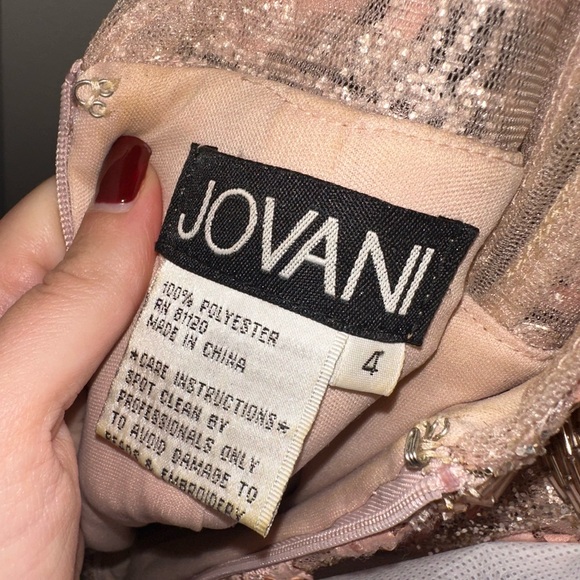 Jovani rose gold gown - Picture 6 of 6